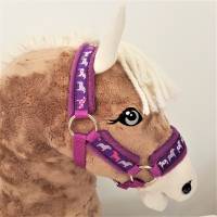 Halfter Hobby Horse "Dala Ponys" lila Halfter für Steckenpferd Bild 3