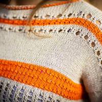 Laines du Nord Cotton Silk Tweed Fb 8872 Orange Bild 5