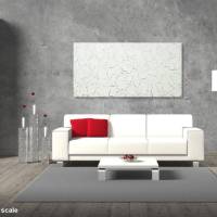 Großes Acrylbild abstrakt für Wohnzimmer oder Büro 120 cm x 60 cm Bild 2