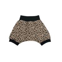 Kurze Pumphose Shorts Sommerhose Jungen Mädchen "Leopardenmuster" Animalprint beige Bild 1