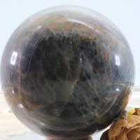 Große Mondstein Kristall Edelsteinkugel, schönes Farbspiel, 78 mm Bild 1