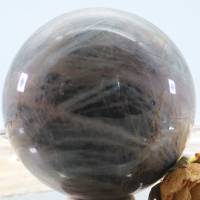 Große Mondstein Kristall Edelsteinkugel, schönes Farbspiel, 78 mm Bild 2