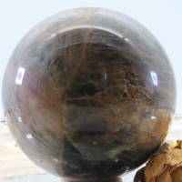 Große Mondstein Kristall Edelsteinkugel, schönes Farbspiel, 78 mm Bild 3