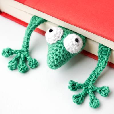 Gecko Lesezeichen Häkelanleitung | Amigurumi PDF Anleitung