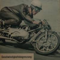 Das Motorrad -  Nr. 12  -   11. Juni 1960  -   Geschwindigkeitsbegrenzung: Gefährliches Experiment ! Bild 1