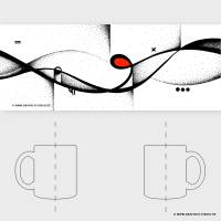 Tasse, Keramiktasse "Feld 926", individueller, künstlerischer Akzent für Deinen Tisch, 0,3L Bild 4