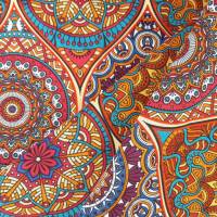 Dekostoff orientalisches Muster, Ottoman Stoff Mandala, Meterware Rippstoff, Webware Bild 9