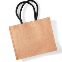 Jute Shopper, Tasche mit Schimmer/ Glitzer Effekt Strandtasche personalisiert Bild 6
