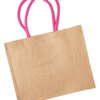 Jute Shopper, Tasche mit Schimmer/ Glitzer Effekt Strandtasche personalisiert Bild 7