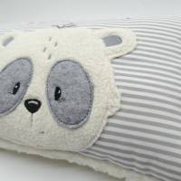 Namenskissen Taufkissen Kuschelkissen Kindergartenkissen Geburtsgeschenk  Panda Pandaliebe Pandabär Bild 9