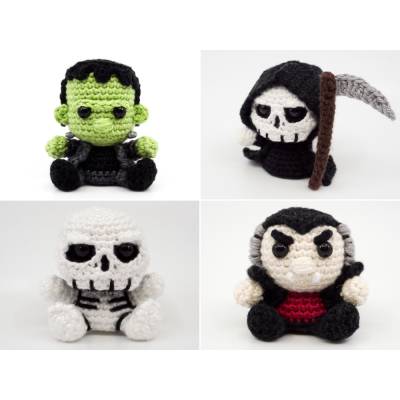 Klassische Monster PDF Häkelanleitung Sparset | Amigurumi PDF Anleitungen