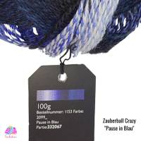 Schoppel Crazy Zauberball, Sockenwolle, 100 g, Farbe "Blaue Pause" Bild 3