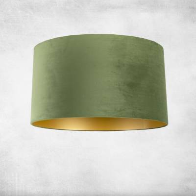 Pendelleuchte Lampenschirm -Birk- Samt  Gold Pendelleuchte Deckenleucht Kinderlampe