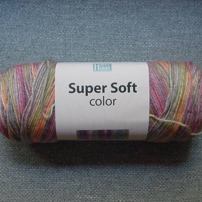 Strickgarn / Häkelgarn Super Soft color von Happy Hobby