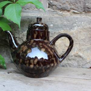 kleine Teekanne Kaffeekanne Keramik 60er 70er Jahre DDR Bild 1