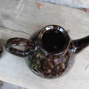 kleine Teekanne Kaffeekanne Keramik 60er 70er Jahre DDR Bild 5