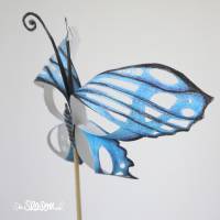 3D-Schmetterling, Plotterdatei für Papier, SVG inkl. Anleitung, Anfänger geeignet, Schneidedatei Papier-Falter, Insekt Bild 3