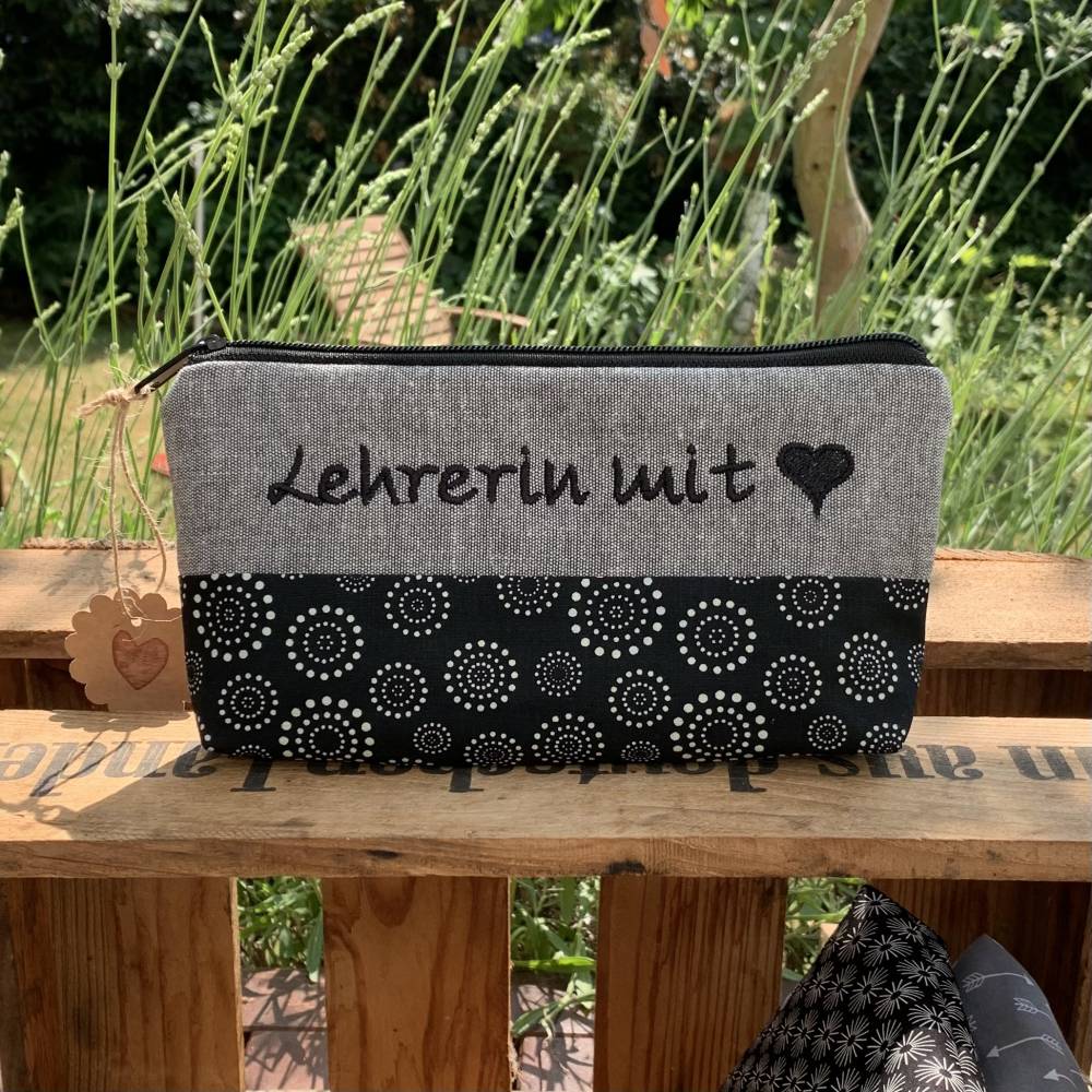 Stylisches Federmäppchen Mit Full Print - Vielseitige Kosmetiktasche Für Stifte & Make-up