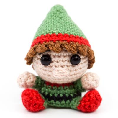 Mini Weihnachtself  Häkelanleitung | Amigurumi PDF Anleitung