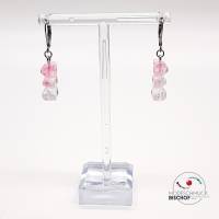 Gummibären Ohrringe rosa/transparent Bild 1