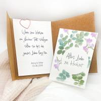 Geldgeschenk Hochzeit ZWEI HERZEN | Geschenkkarte für Hochzeit | Hochzeitsgeschenk | Geschenk Schachtel Hochzeitskarte Bild 4