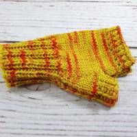 Fingerlose Handschuhe für Kleinkinder - Gelb Bild 4