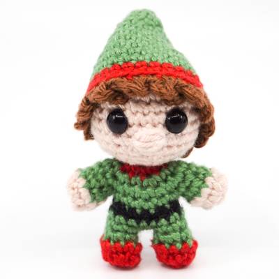 Mini Noso Weihnachtself Häkelanleitung | Amigurumi PDF Anleitung