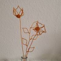 Clematis - Sternblumen Set Version 3 - Drahtblumen / Blumen aus Draht Handgemacht/ Minimalistische nachhaltige Deko Bild 10