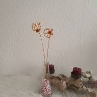 Clematis - Sternblumen Set Version 3 - Drahtblumen / Blumen aus Draht Handgemacht/ Minimalistische nachhaltige Deko Bild 3