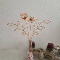 Clematis - Sternblumen Set Version 3 - Drahtblumen / Blumen aus Draht Handgemacht/ Minimalistische nachhaltige Deko Bild 9