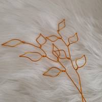 Drahtblumen Blätter Zweig Set / Blumen aus Draht Handgemacht/ Minimalistische nachhaltige Deko Bild 1