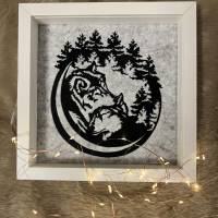 DreamEmbroid "Wolfspaar" digitale Stickdatei Bild 1