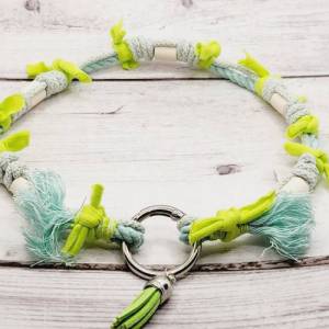 Ab 22,-- Euro EM-Keramik Halsband "Sweetpastell"  Hundehalsband Markenhalsband pastell mint grün Bild 1