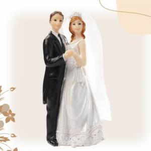 Figur zur Hochzeit | Brautpaar Bräutigam Hochzeitstanz | Deko Tortenfigur | Hochzeitsfigur Bild 4