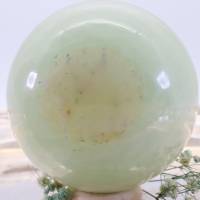 GROSSE grün gebänderte Calcit Edelsteinkugel 71 mm, Meditation und Heilsteine, glänzende Kugel, Wunderbarer Kristall Bild 1