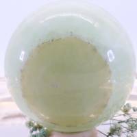 GROSSE grün gebänderte Calcit Edelsteinkugel 71 mm, Meditation und Heilsteine, glänzende Kugel, Wunderbarer Kristall Bild 8