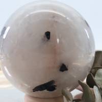 Große Turmalin Quarz Kristall Edelsteinkugel, Super Qualität, 62 mm Bild 9