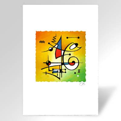 Postkarte, Kunstkarte "Vielleicht ein Pärchen?" von grafisch-studio