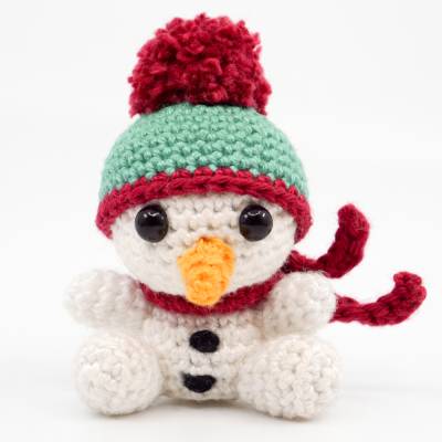 Mini Schneemann Häkelanleitung | Amigurumi PDF Anleitung