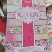 Designpapier Design Block Bastelpapier 14,8 x 21 cm - Bastelpapier - Basteln Karten gestalten Bild 1