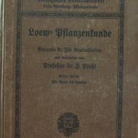 Biologisches Unterrichtswerk  -  Loews Pflanzenkunde  Ausgabe B: Für Realanstalten  1910 Bild 1