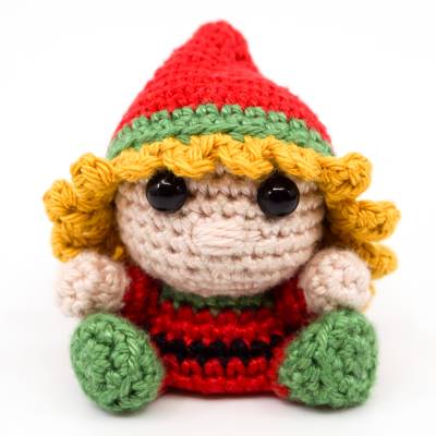 Mini Weiblicher Weihnachtself Häkelanleitung | Amigurumi PDF Anleitung