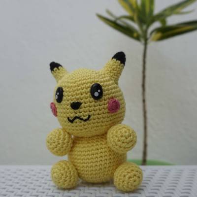 Häkelanleitung Pokémon Baby Pikachu