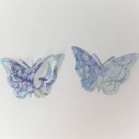 14 Stanzteile Streudeko Schmetterlinge 3D, Designer Karton, Papier, Kartengestaltung, Deko, Scrapbooking, Junk Journal Bild 4