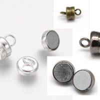 Magnetverschluss , Schmuckverschluss für Armband oder Kette ,Farbauswahl Bild 1