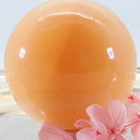 GROSSE Orangen Calcit Edelsteinkugel 69 mm, Meditation und Heilsteine, glänzende Kugel, Wunderbarer Kristall Bild 2