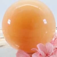 GROSSE Orangen Calcit Edelsteinkugel 69 mm, Meditation und Heilsteine, glänzende Kugel, Wunderbarer Kristall Bild 7