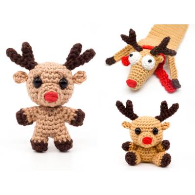 Rentiere PDF Häkelanleitung Sparset von Supergurumi | Amigurumi PDF Anleitungen