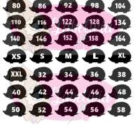Glitzer oder klassisch - Bügelbild Kleidergrößen Igel zum aufbügeln - 56Stk. in mehreren Farben - Wunschgrößen - Paket - Bild 10