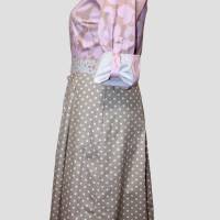 Damen Hemdblusen Kleid  | Pastell-Rose-Hellrose | Bild 2
